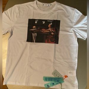 Off White graffit T-shirt